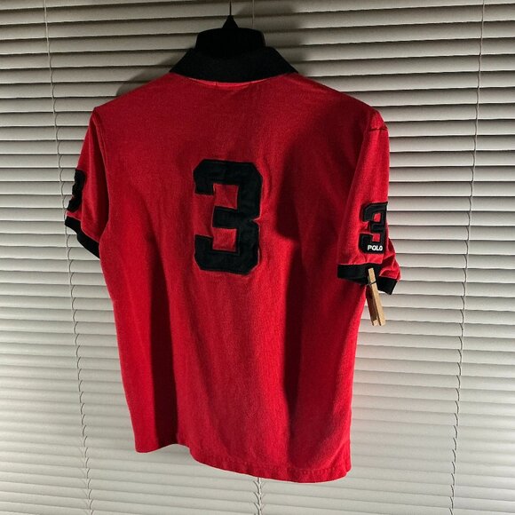 Red collared polo "Chicago" - Picture 2 of 4